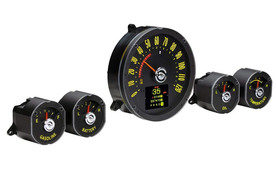 Dakota Digital RTX-59C-IMP-X Retrotech Gauge Instrument System Compatible with 1959-60 Chevy Impala/El Camino