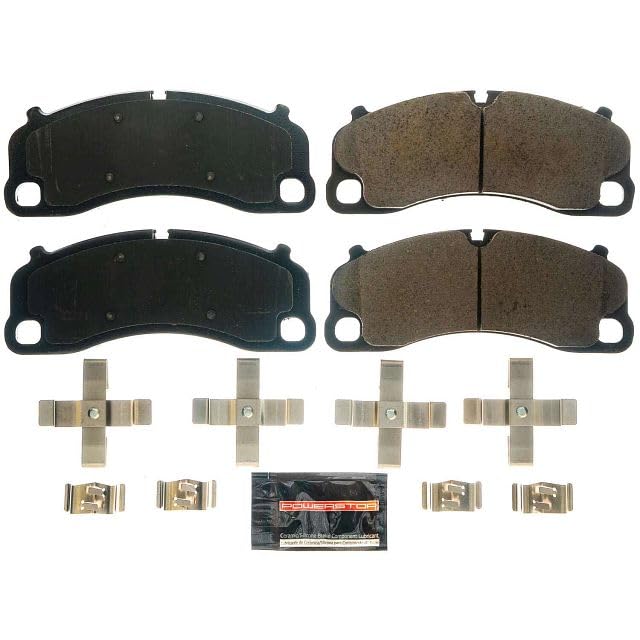 Power Stop Z23-1741 Z23 Evolution Sport Carbon Fiber Infused Ceramic Brake Pads with Hardware Front