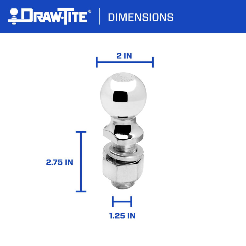 Packaged Tow Ready 63899 Hitch Ball