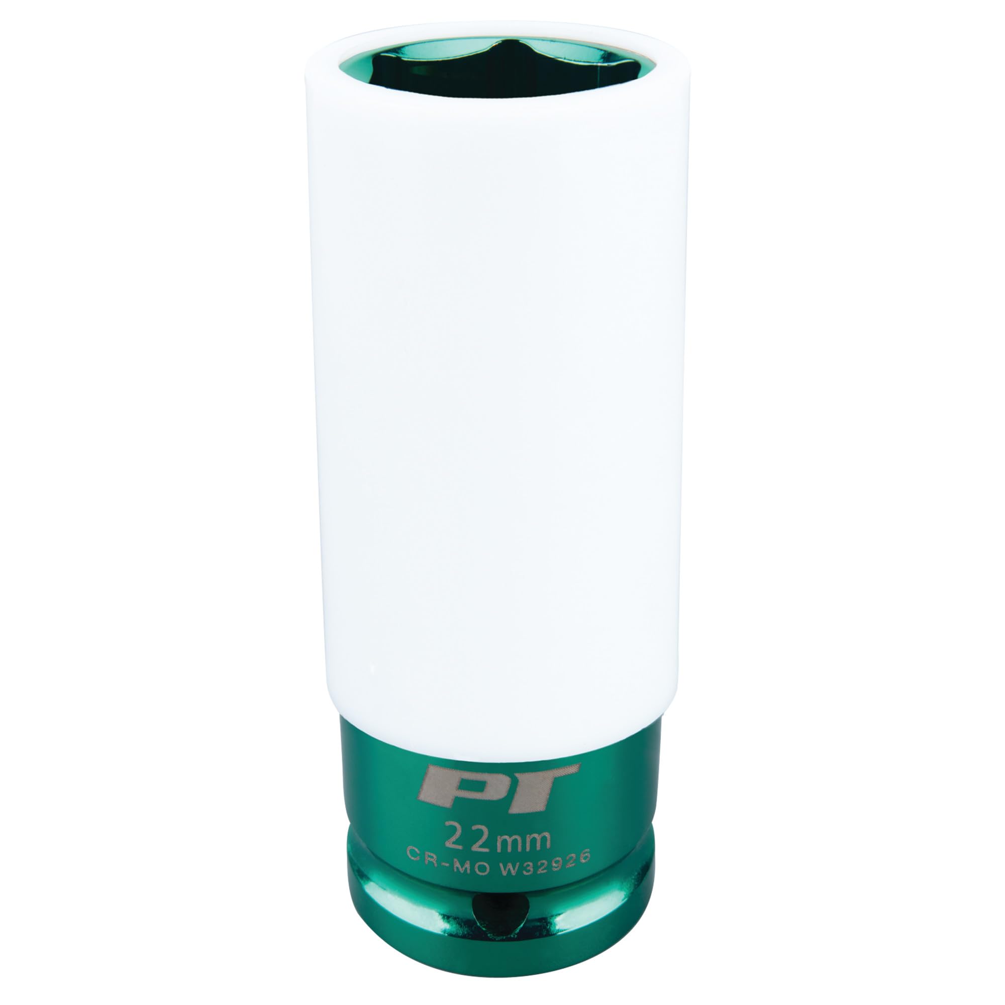 W32926 Performance Tool 1/2-Inch Impact Drive 22mm Thin Wall Socket, 1/2-Inch Impact Drive 22mm, Teal