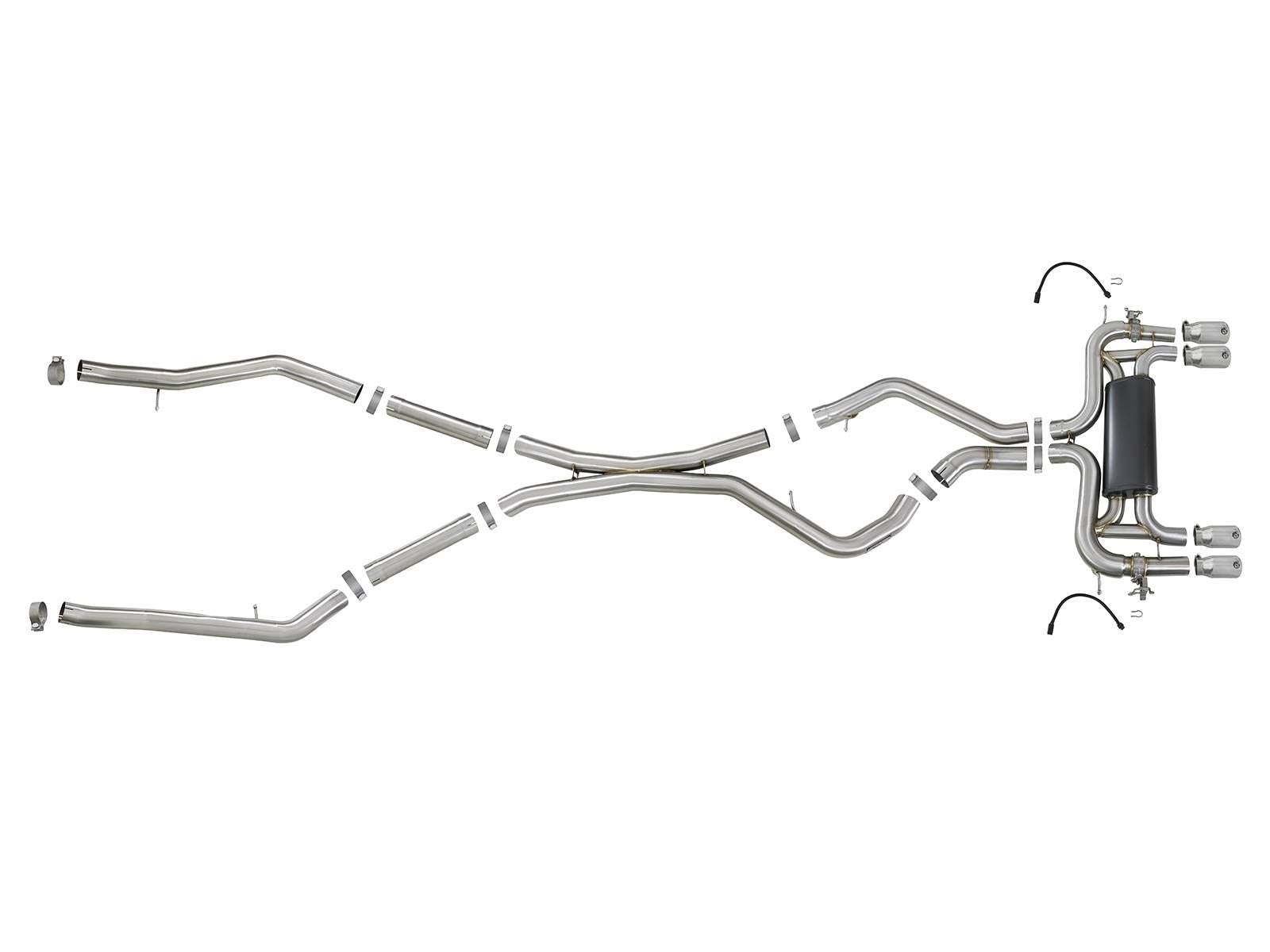 Mach Force-XP aFe Power 49-36341-P Performance Cat-Back Exhaust System