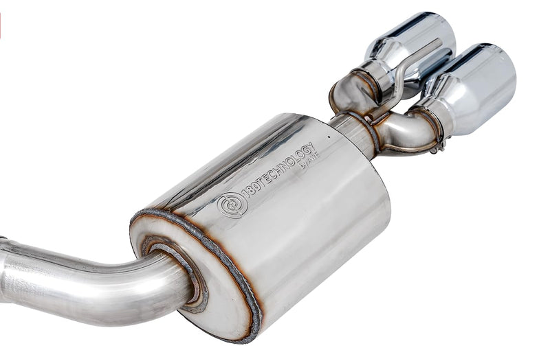 Dodge Challenger AWE Tuning 2015+ 6.4L/6.2L Non-Resonated Touring Edition Exhaust - Quad Silver Tips