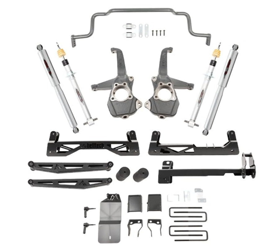 150210TPS Belltech 6" Trail Performance Suspension Lift Kit for 19-21 Silverado/Sierra 1500 4WD/RWD