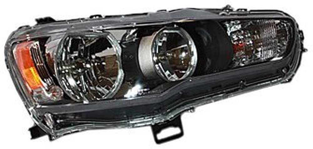 Right TYC Headlight Assembly Compatible with 2008-2009 Mitsubishi Lancer