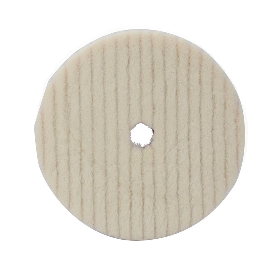 6" Maxshine Universal Wool Buffing Polishing Pad for Cutting – 100% Natural Wool with Hook & Loop – DA Polisher Compatible – Aggressively Removes Scratches, Swirls & Oxidation