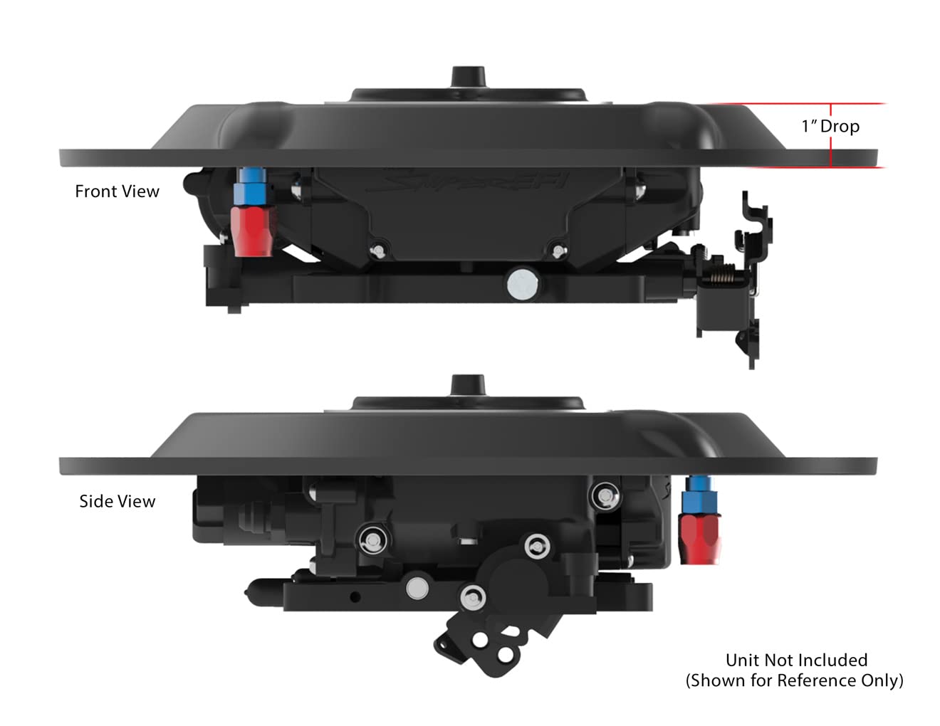 Air Cleaner Drop Base Sniper EFI 120-511 - Black
