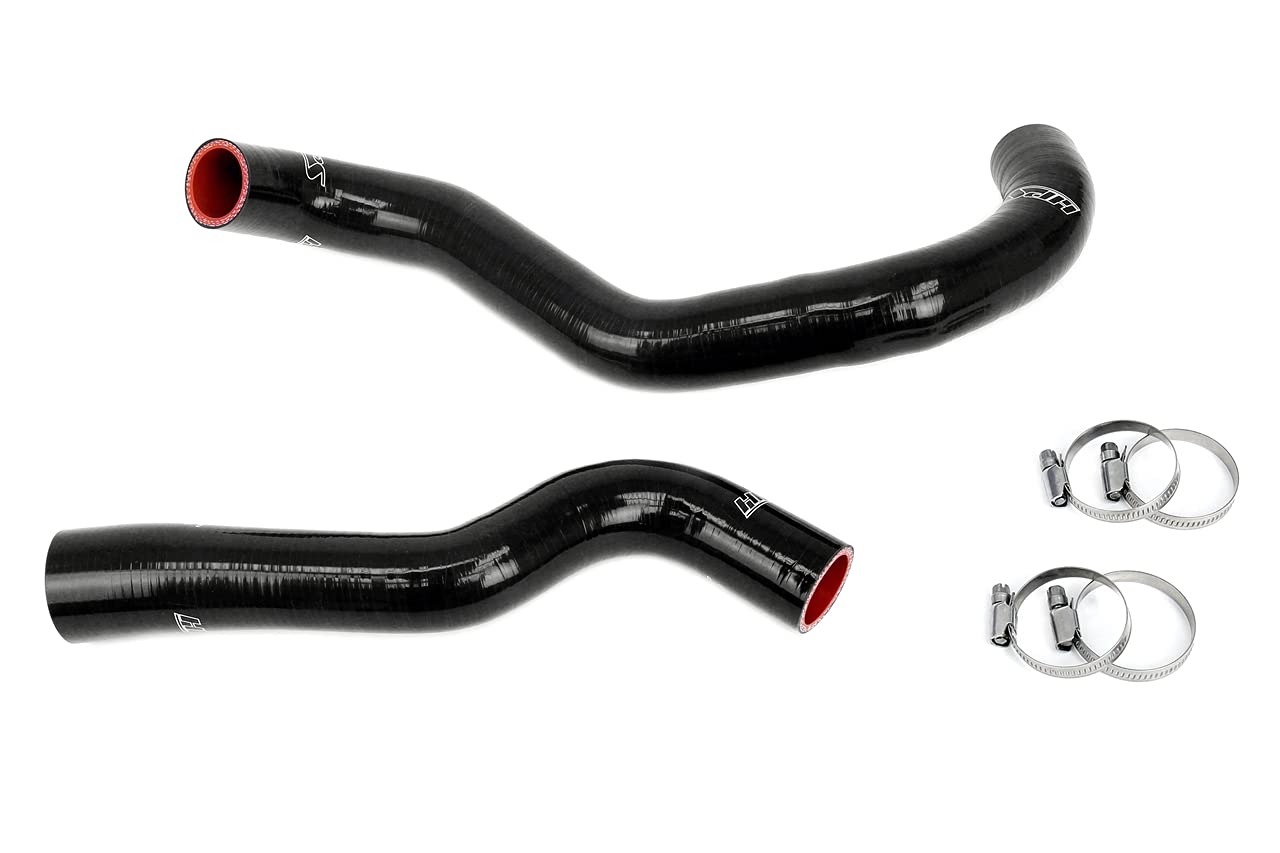 3-ply HPS Black Reinforced Silicone Radiator Coolant Hose Kit 57-2043-BLK