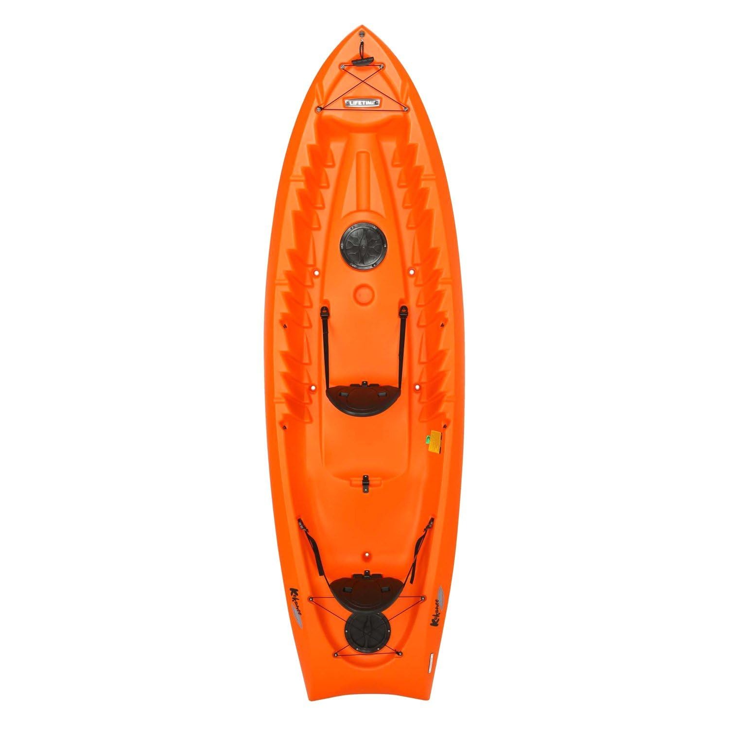 Kokanee Lifetime Sit-On-Top Kayak, Orange, 10'6"