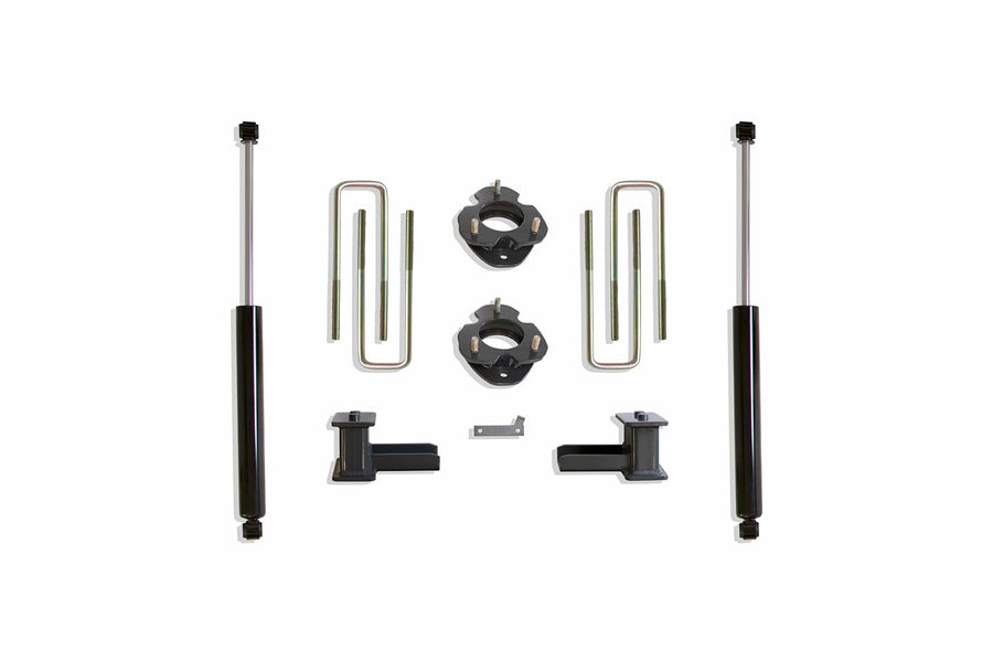 Body Lift Kit Maxtrac Suspension 903141 and Component (2.5In Strut Spacers, 4In Blocks/U-Bolt, Maxtrac Shocks 3200Ll-4)