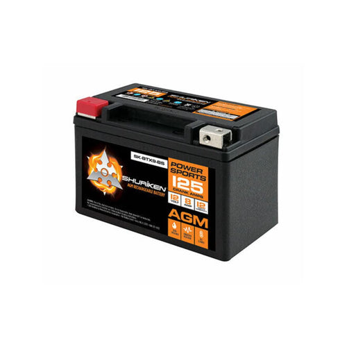 125 Crank AMPS SHURIKEN 8AMP Hours AGM Battery