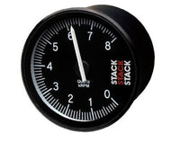 Action Replay Stack ST400-08 Black 80mm 0-8k RPM Tachometer