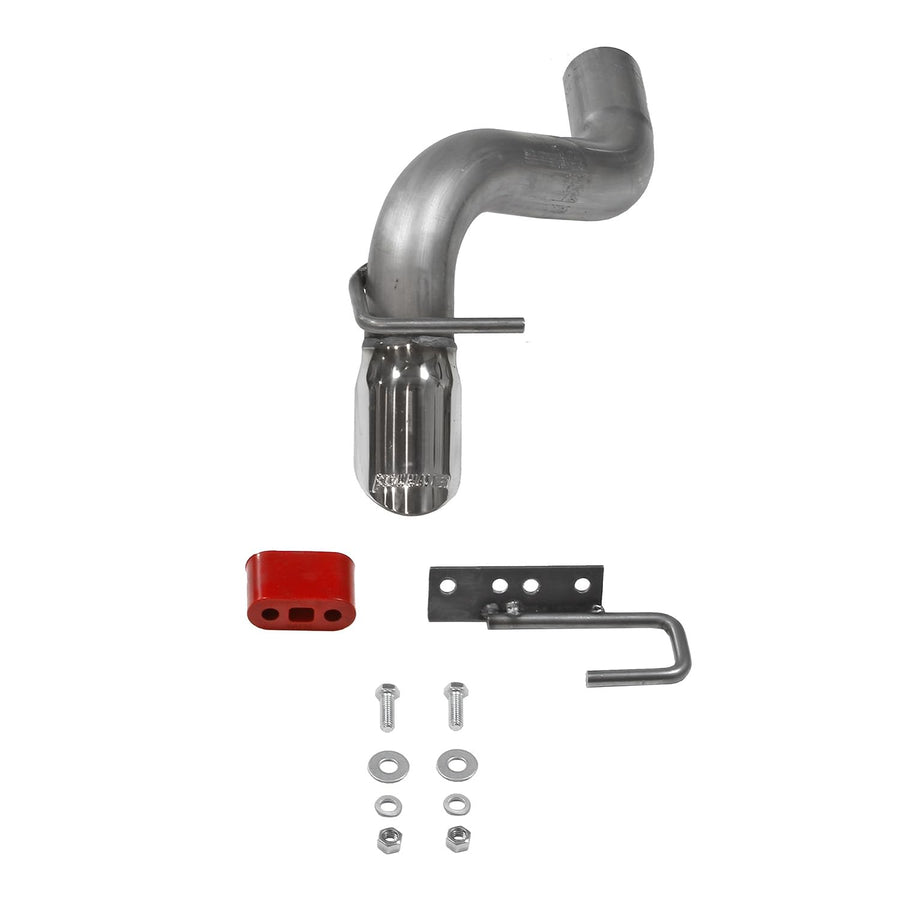 Flowmaster Outlaw 818125 Axle-Back Exhaust Kit no Muffler 2.5 Inch 409 Stainless Steel Single 3 Inch Polished Tip Compatible with 2021-2024 Ford Bronco 2.3L 2.7L 2 & 4-Wheel Drive 2 & 4 Door