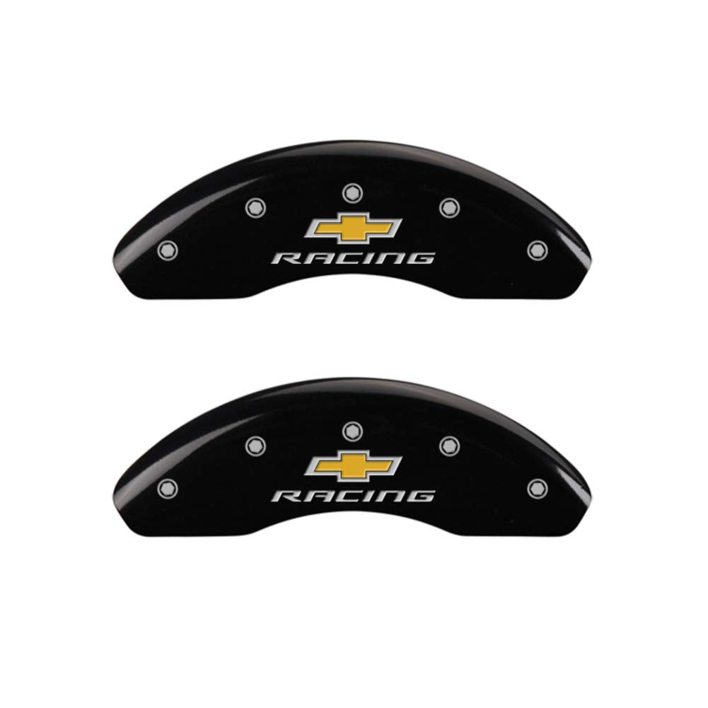 Caliper Covers MGP 14247SBRCBK Black Cover, Set of 4