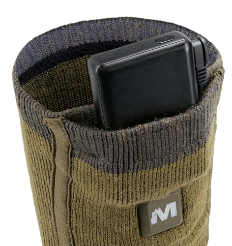 Muddy Outdoors Nucleus Men's Heated Socks Brown Clay Medium/Large