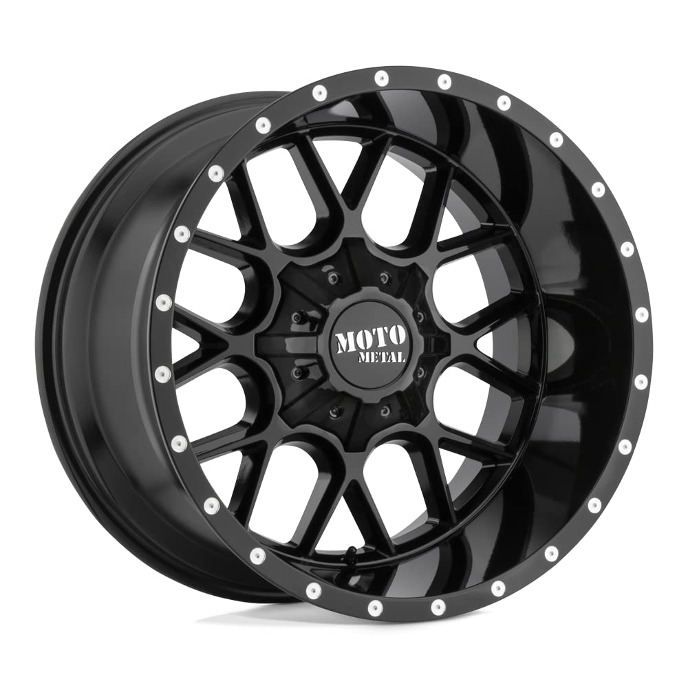 20X10 Moto Metal 5X5.0/5.5 4.79-18mm GLOSS BLACK - MO986210353A18N