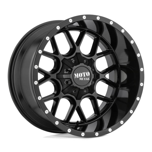 20X10 Moto Metal 5X5.0/5.5 4.79-18mm GLOSS BLACK - MO986210353A18N