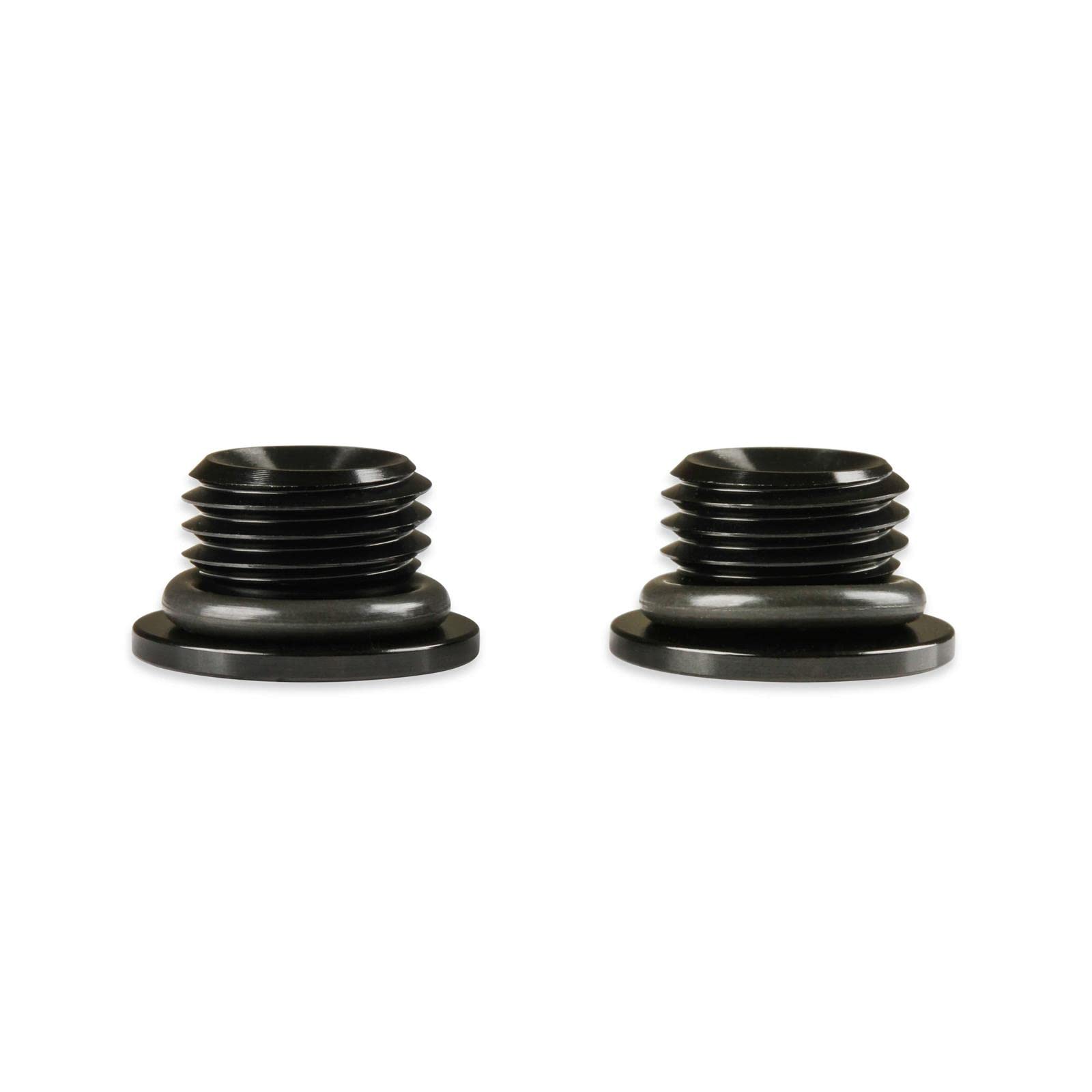 Black -4An Low Profile Port Plug, Earl's, 2Pk