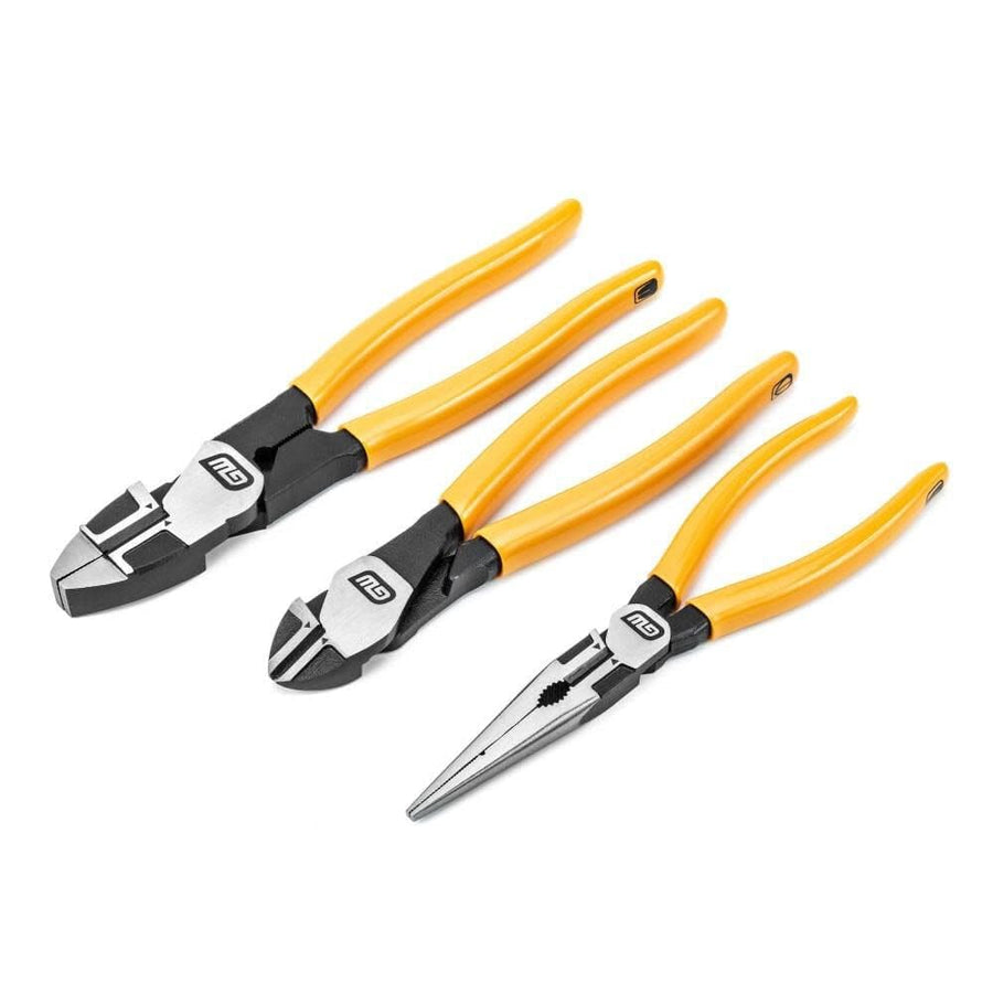 3 Piece GEARWRENCH Dipped Electrician Plier Set - 82202-06