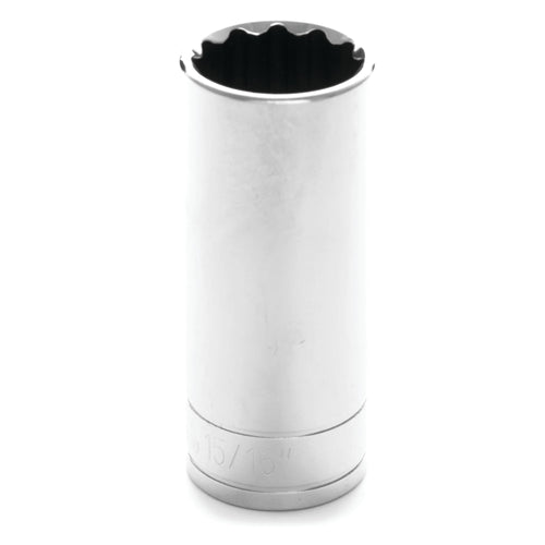 W32630 Performance Tool 1/2-Inch Drive 15/16-Inch 12pt Deep Wall Socket
