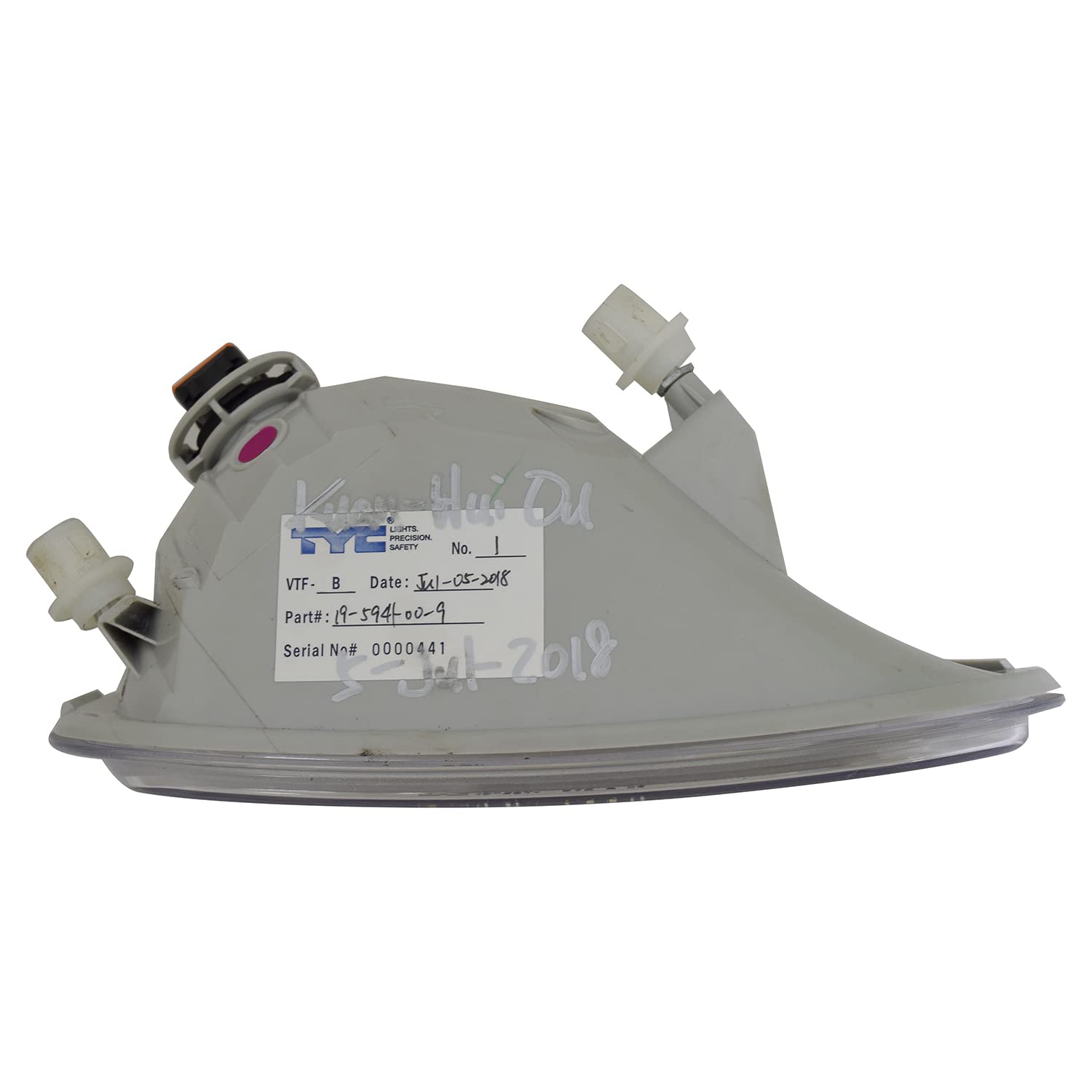 Right TYC Fog Light Assembly Compatible with 2009-2012 Dodge Ram 1500 Pickup