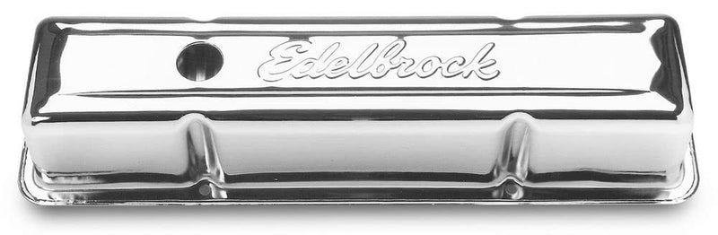 Chrome Edelbrock 4649 Signature Series Valve Cover
