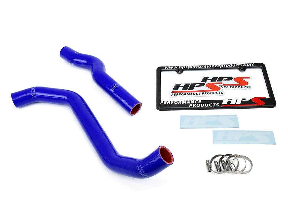Blue HPS Silicone Radiator Hose Kit Coolant OEM Replacement Upper Lower 57-1792R-BLUE
