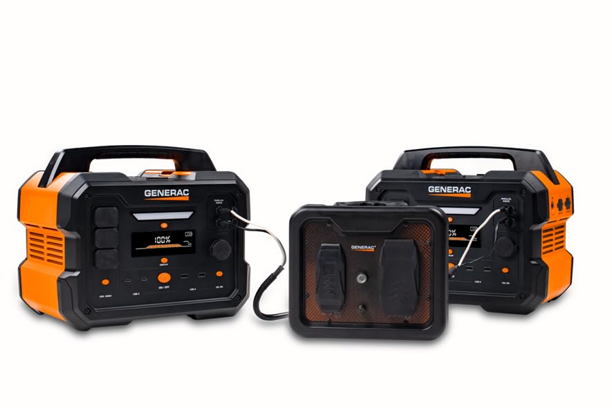 Generac Parallel Kit 7118 for GP2200i and GP2500i Inverter Generators - Double Your Power - Portable and Versatile