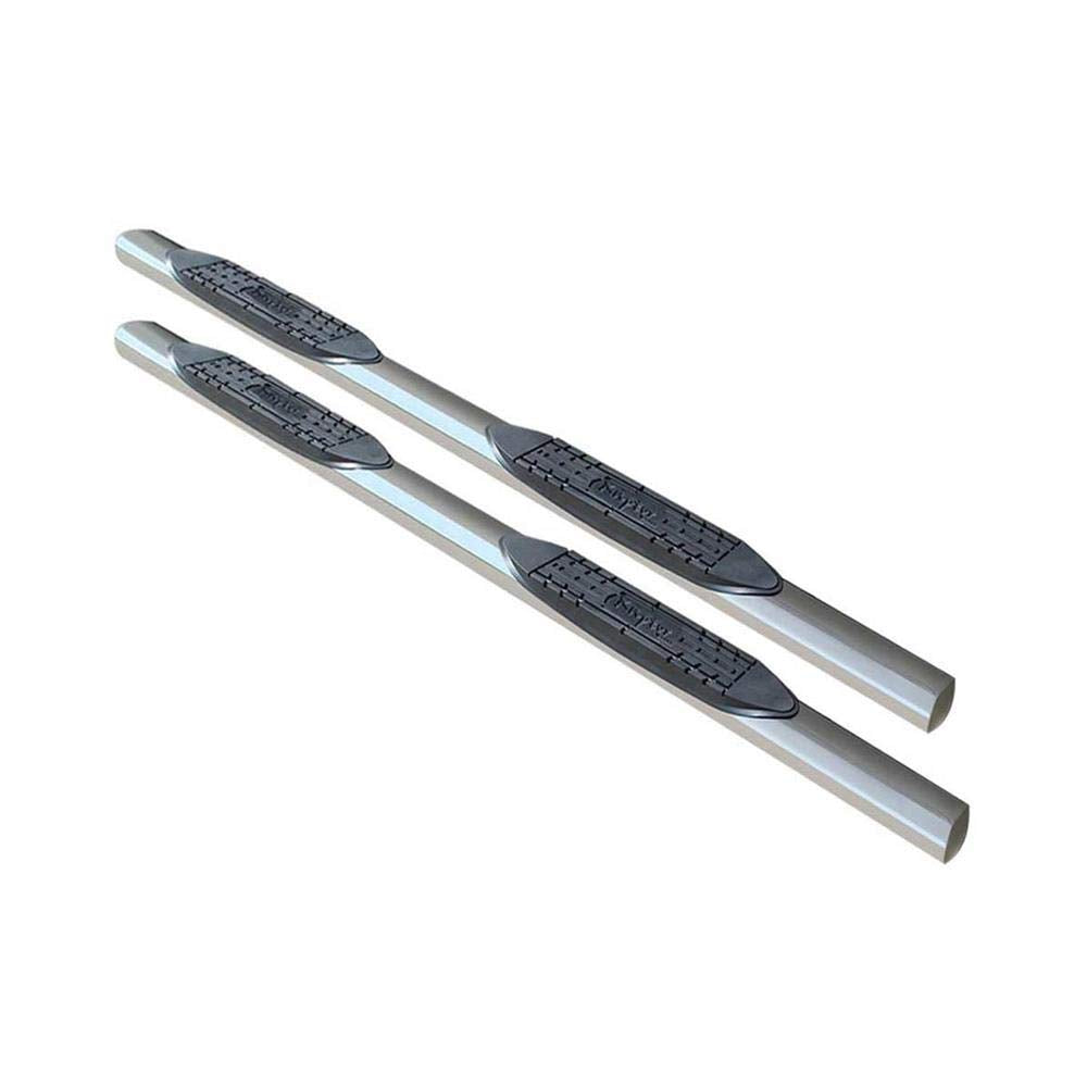 0704-0270B Raptor Series 4 inch Black Oval Side Bar Steps For 05-20 Toyota Tacoma Double Cab