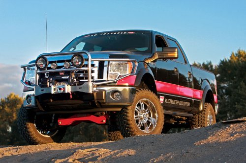 Gen II WARN Trans4mer Driving/Fog Light Mounting Bar, Black