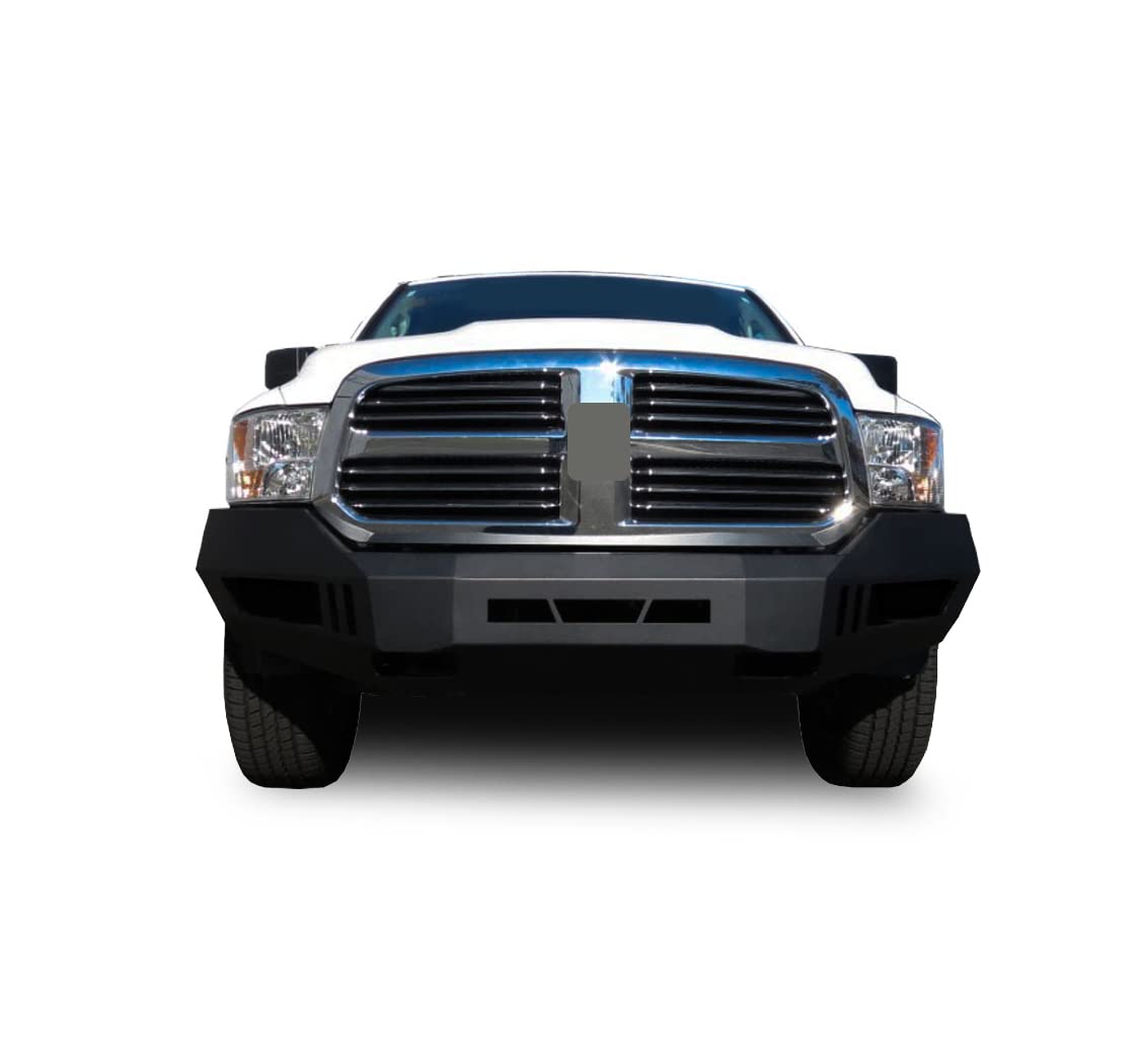 Heavy Duty Black Horse Armour Front Bumper Armour I Front Bumper Matte Black Compatible with 2019-2024 Ram 1500 Classic/2013-2018 Ram 1500 (Excl. Rebel &Warlock Trims)-AFB-RA13