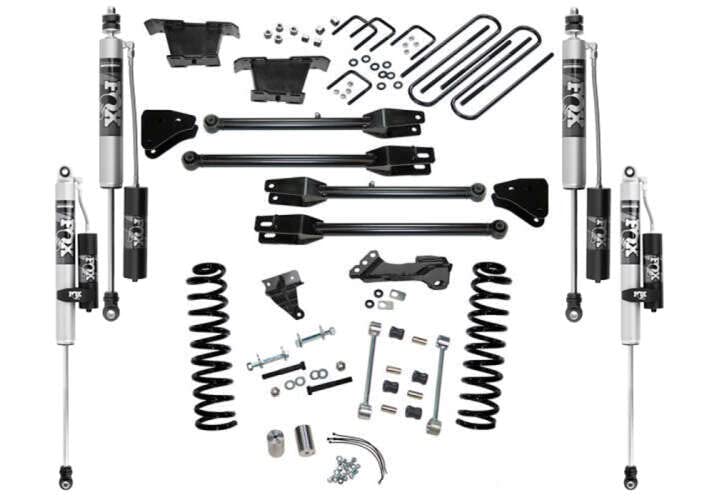 SUPERLIFT SUSPENSION RealTruck 4" Lift Kit for Ford F-250/F-350 | Complete Lift Kit with Fox 2.0 Reservoir Shocks & 4-Link Arms | K233FX | Fits 2008-2010 Ford F-250 / F-350 4WD Diesel
