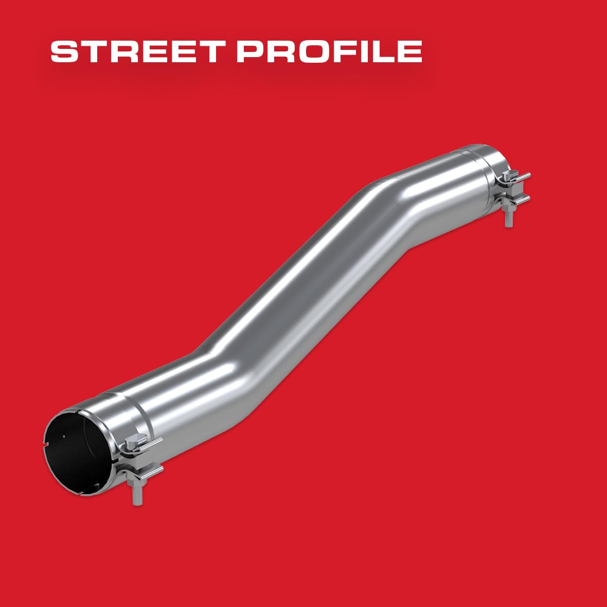 T409 Stainless MBRP S5001409 Center Section Straight Pipe — Post-Catalyst