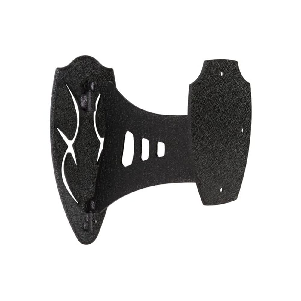 Skull Hooker Dual Shoulder Mount Small/Medium Game Steel Powder-Coated with 8-inch Swing Arm, Black