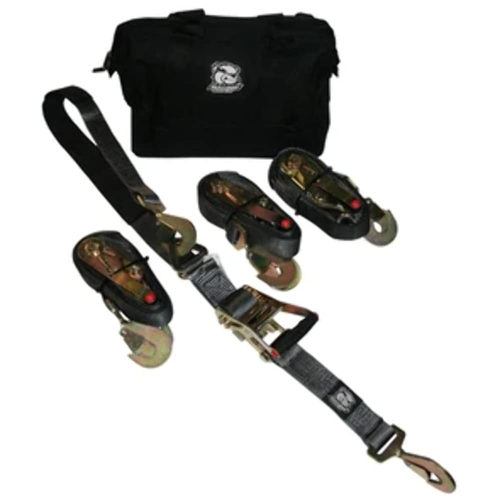 Tie Down Strap Bulldog Cases 20230 (Set of 4 Ratching Straps)