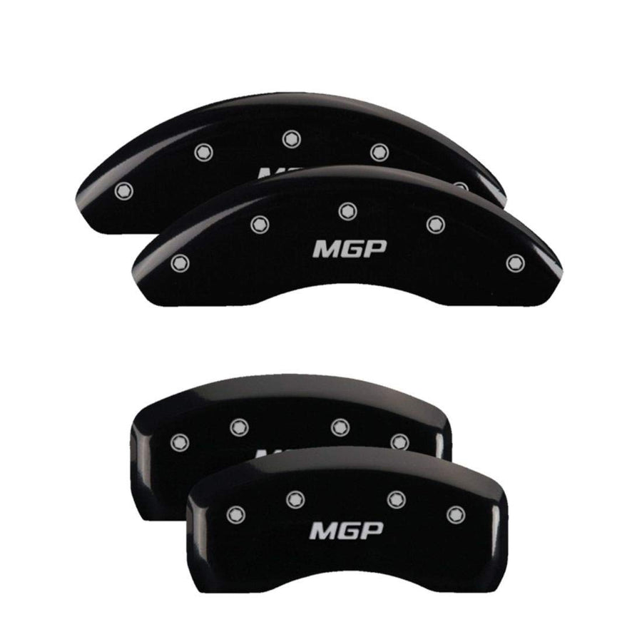 Brake Caliper Covers MGP - Compatible with 2016-2022 Honda HR-V (Requires 17"+ Wheels) - Powder-Coated Finish, 4 PCS Front and Rear (Black - MGP Engraving)
