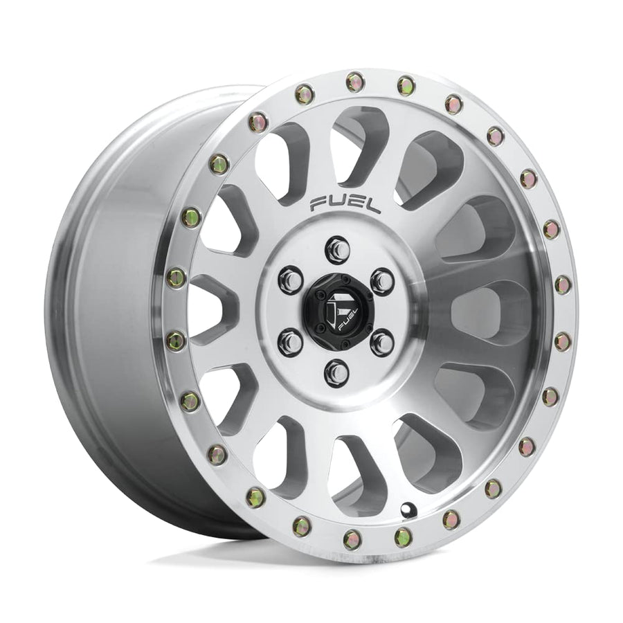 D647 VECTOR FUEL OFF-ROAD 18X9, 5X5.0, 5.04, 1mm DIAMOND CUT MACHINED WITH CLEAR COAT WITH - D64718907350