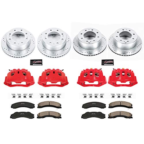 Power Stop Z23 Evolution Sport Front & Rear Caliper Brake Kit- Brake Rotor, Brake Caliper and Carbon-Fiber Ceramic Brake Pads