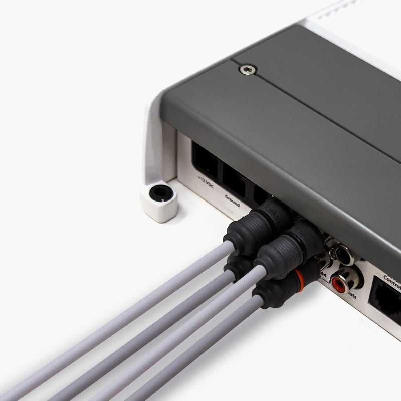 18' Clarion CMC-GRYAIC2-18 2 Channel Marine Grade RCA Style Audio Interconnect