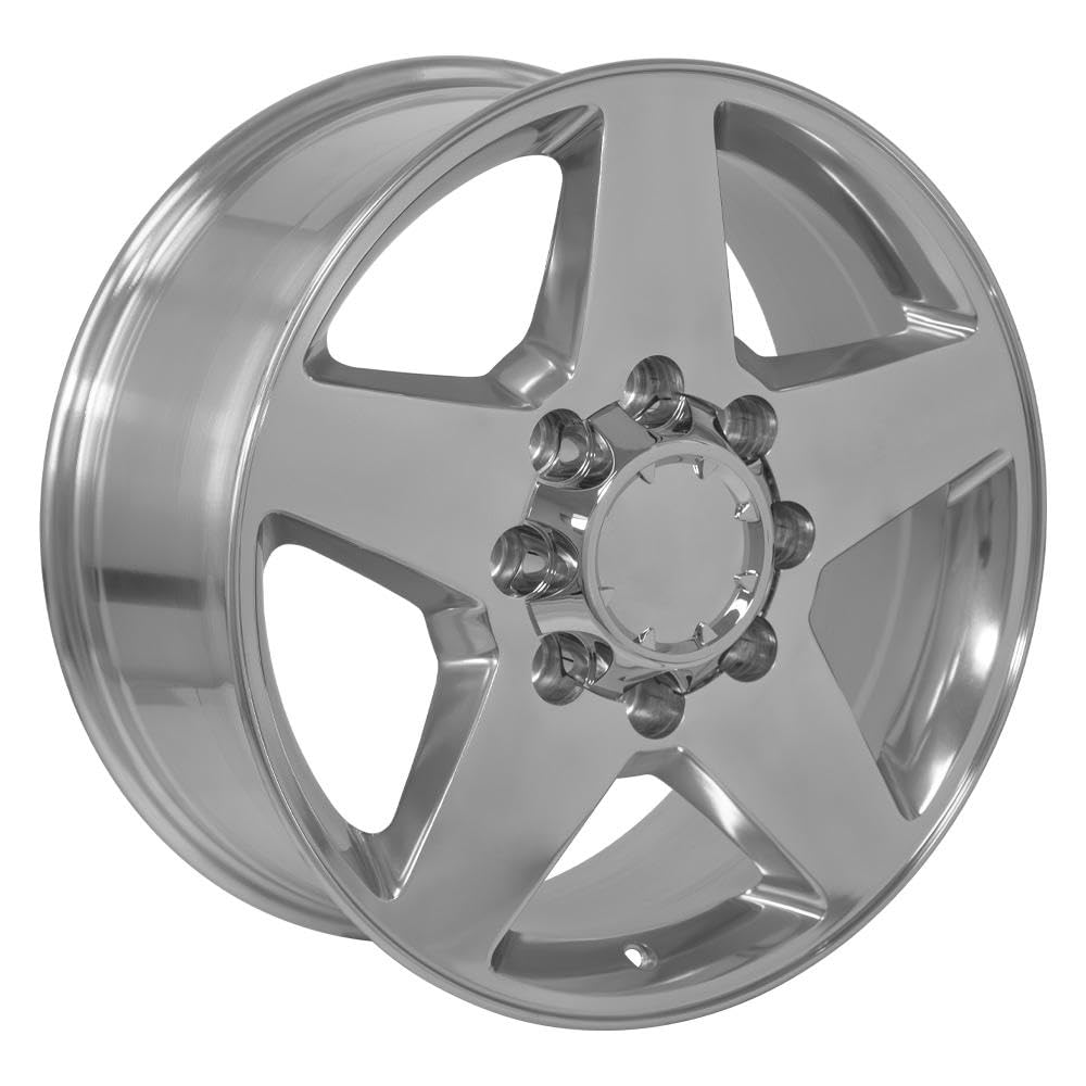 20 Inch OE Wheels CV91B Rim Fits Silverado 2500/3500 Style 8x180 20x8.5 Polished - Hollander 5503 (1)