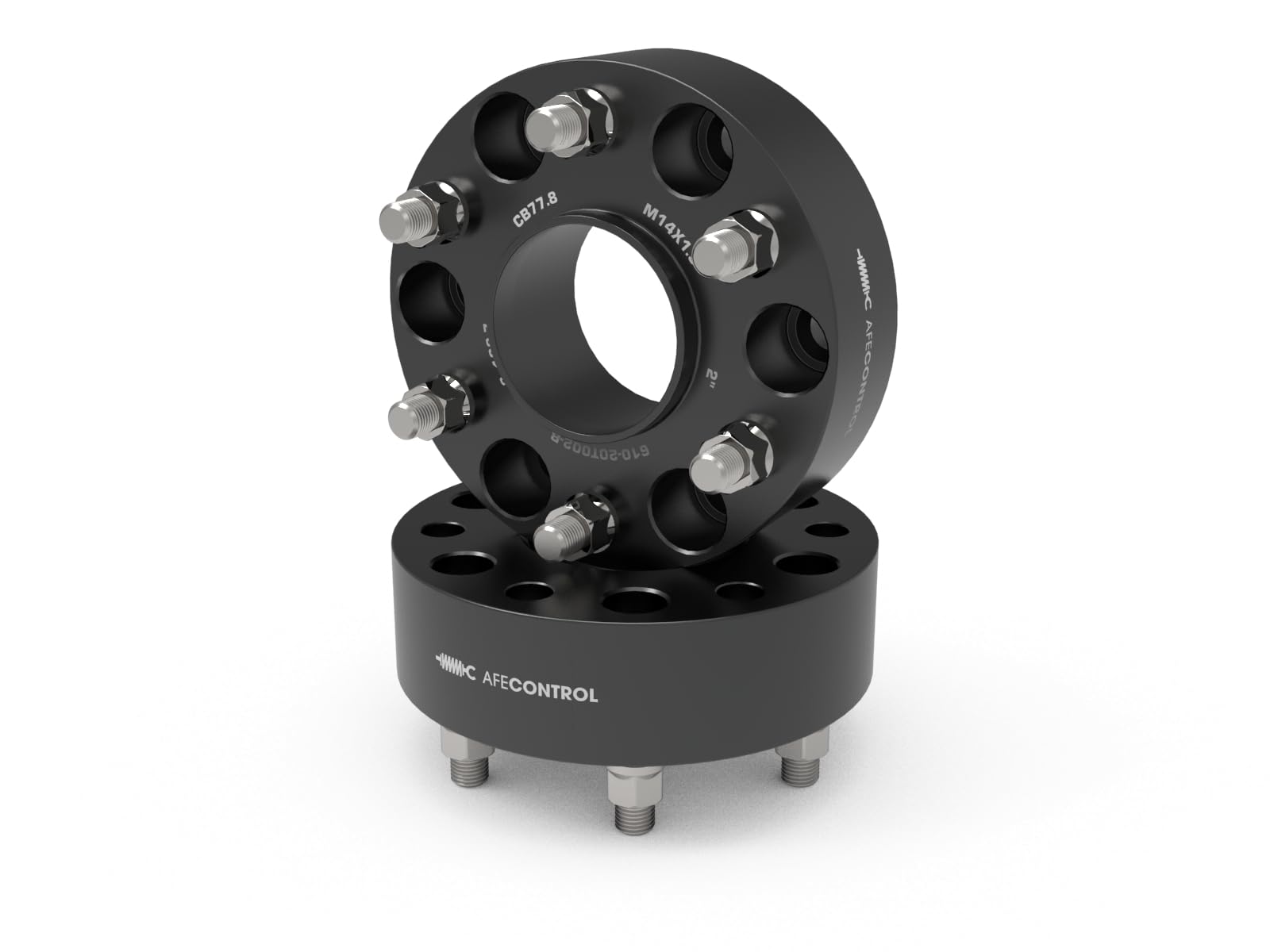 aFe Control Wheel Spacers Forged Aluminum - #610-20T002-B - RAM 1500 (DT) 19-25 6x5.5mm, CB 77.8mm, 2 in Thickness