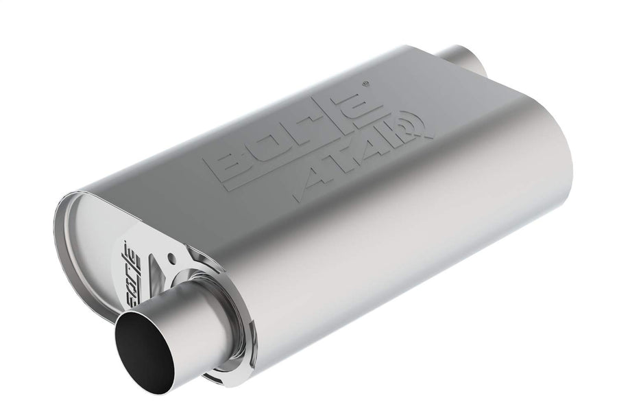 BORLA CrateMuffler 400947 Chevrolet Stock Output LS3 6.2L V8 2.5" Offset/Offset 14" x 4.35" x 9.10" ATAK.