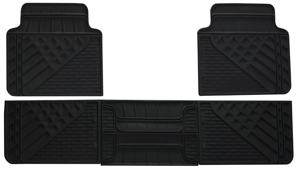 Full Size Go Gear 11179000 Heavy Duty Black Floor Mats (4 Piece Set)