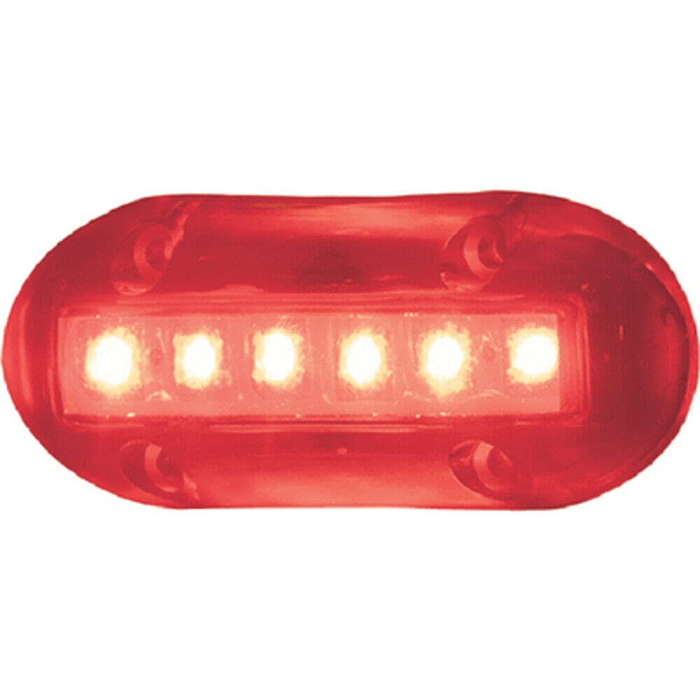 T. H. Marine Underwater High Intensity LED Lights, 6 Red LEDs