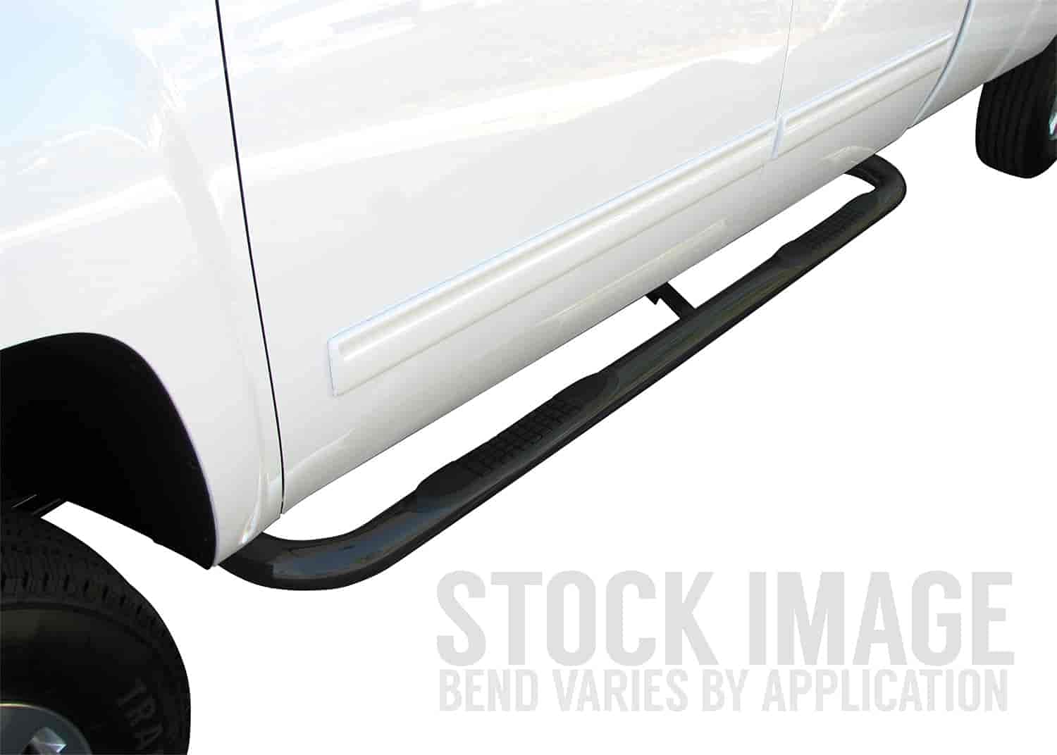 3 in. Round Side Bar Steelcraft Black Powdercoat 3 in. Round Side Bar