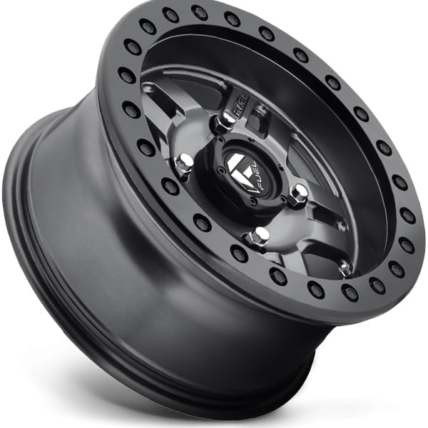 UTV FUEL ANZA BL - OFF ROAD ONLY MATTE GUN METAL ANZA BL - OFF ROAD ONLY 15x7 4x137.00 MATTE GUN METAL (38 mm) AUTOMOTIVE RIM