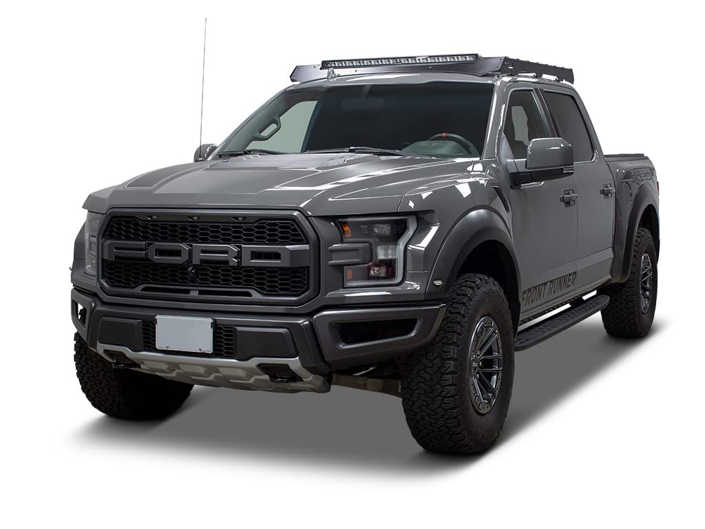 Front Runner Outfitters 2015-20 Ford F150 Crew Cab w/Sunroof Slimsport Rack Light Bar Wind Fairing, 40in