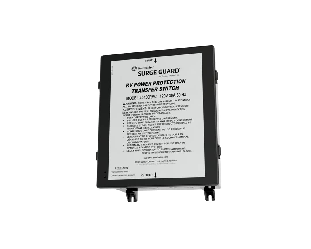 30A Southwire Automatic Transfer Switch,RVC/CC,C3 Contactor