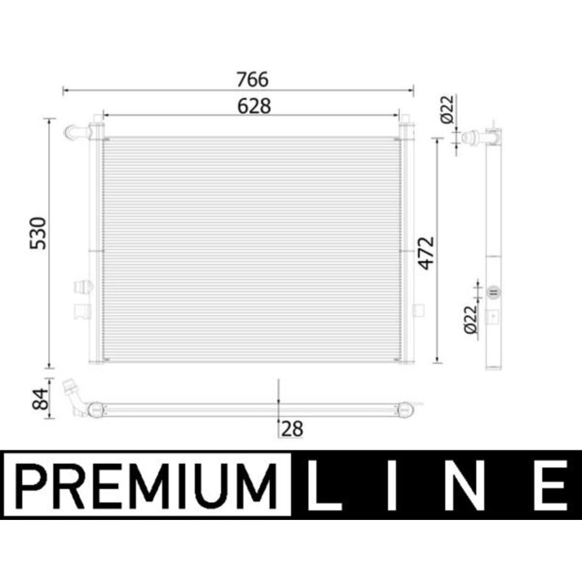 CR 936 000P MAHLE Behr Radiator