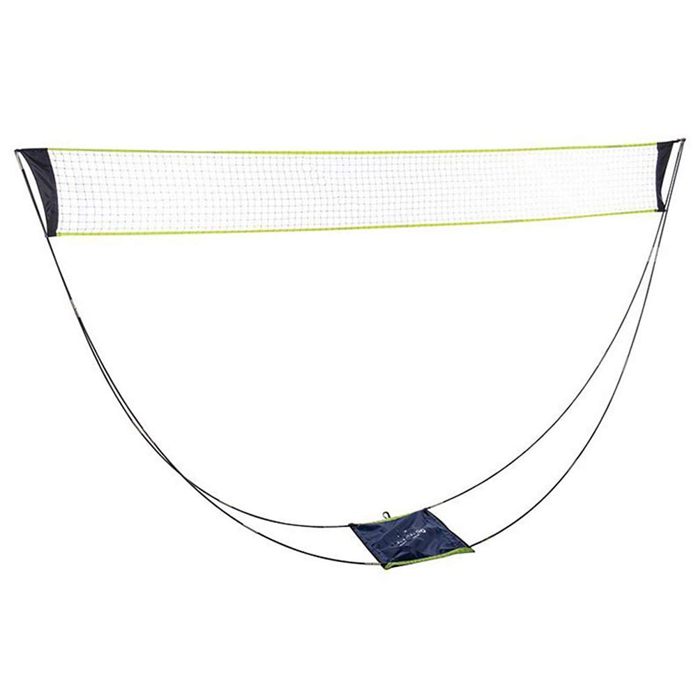 Lightweight Badminton Net, Portable Movable Mesh Badminton Net with Stand, Suitable for Indoor Outdoor Training Beach Sports Competition Lawn Backyard and More