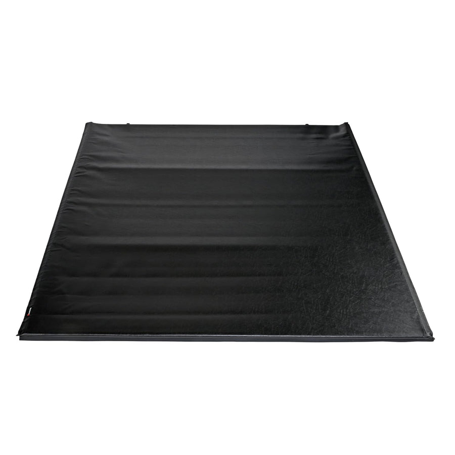 TrailFX Soft Roll-Up Tonneau Cover 2024-2025 Toyota Tacoma Fits 6 Foot Bed Soft Roll-Up with Hook and Loop Lockable via Tailgate Handle Lock Black Vinyl with Aluminum Rails Inside Rail Mount